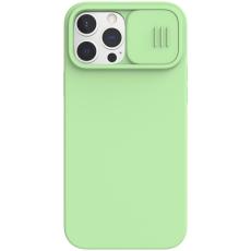 NILLKIN iPhone 13 Pro Max - NILLKIN CamShield Silky Liquid Skal - Gr&ouml;n - Teknikhallen.se