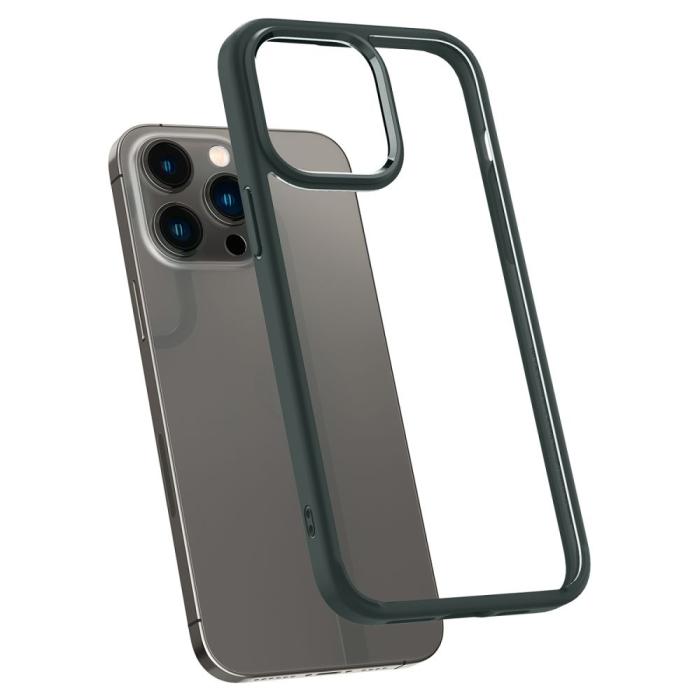 Bild 6, Spigen Spigen iPhone 14 Pro Max Skal Ultra Hybrid Abyss Green - Teknikhallen.se