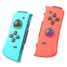 DATA FROG DATA FROG Nintendo Switch Joy-Con Kontroll R&ouml;d / Bl&aring; - Teknikhallen.se