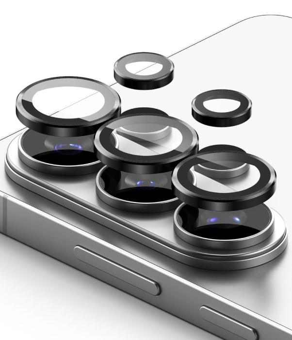 Bild 2, Ringke Ringke Galaxy S26 Ultra 2-PACK Linsskydd Härdat Glas Svart - Teknikhallen.se