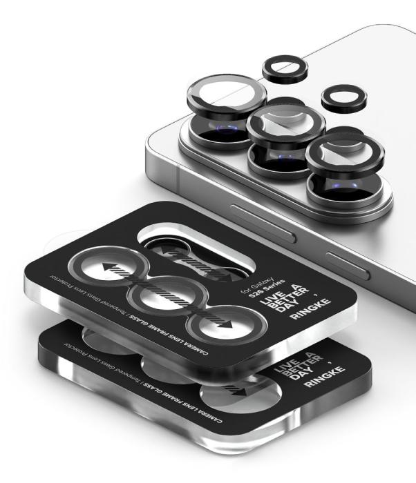 Bild 4, Ringke Ringke Galaxy S26 Ultra 2-PACK Linsskydd Härdat Glas Svart - Teknikhallen.se