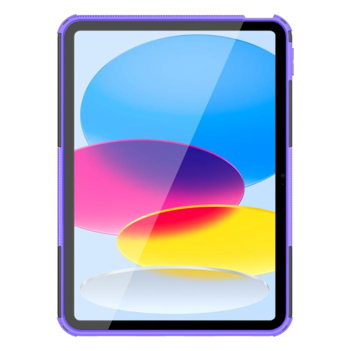 Bild 4,  iPad 11 2025 / 10.9 2022 Skal Rugged Kickstand Armor Lila - Teknikhallen.se