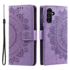  Samsung Galaxy S23 FE Fodral Mandala L&auml;der Lila - Teknikhallen.se