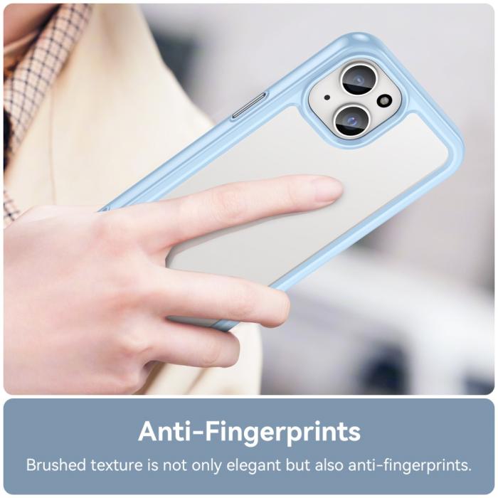 Bild 4,  iPhone 15 Skal Akryl/TPU Blå - Teknikhallen.se