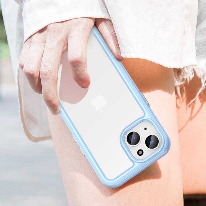 Bild 6,  iPhone 15 Skal Akryl/TPU Blå - Teknikhallen.se
