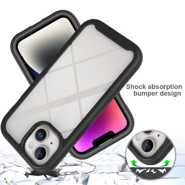 Bild 6,  iPhone 15 Skal Shockproof Med Frontram Mörk Blå - Teknikhallen.se
