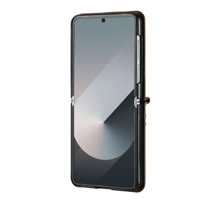Bild 2, LC.IMEEKE LC.IMEEKE Galaxy Z Flip 8 Skal med Kortfack & Axelrem - Teknikhallen.se