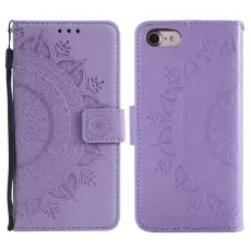  iPhone 17e / 16e Fodral Mandala L&auml;der Lila - Teknikhallen.se