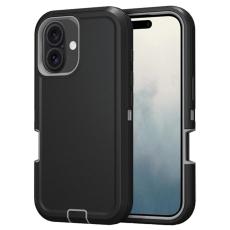  iPhone 16 Plus Skal Xtreme Shockproof Hybrid Svart/Gr&aring; - Teknikhallen.se