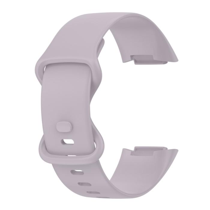 Bild 3,  Fitbit Charge 6 / 5 Armband TPU (L) Ljus Lila - Teknikhallen.se