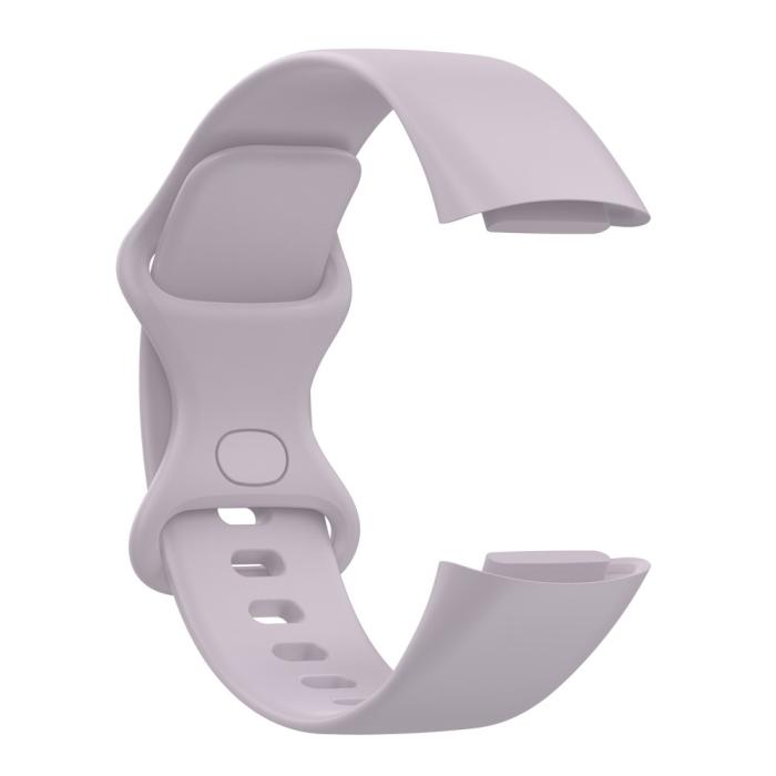 Bild 4,  Fitbit Charge 6 / 5 Armband TPU (L) Ljus Lila - Teknikhallen.se