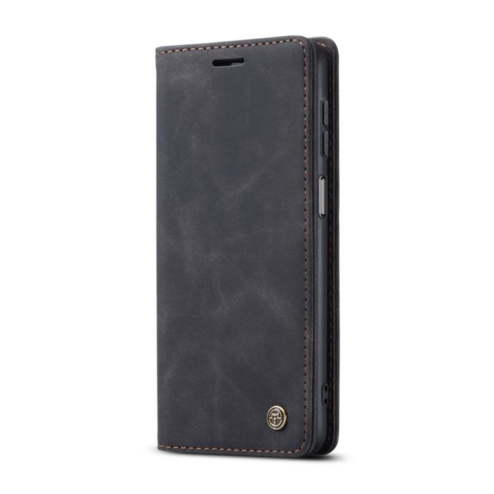 Bild 2, CASEME CASEME Samsung Galaxy A16 Fodral Flip Retro Läder Svart - Teknikhallen.se
