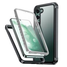  Samsung Galaxy S24 Plus 360&deg; Shockproof Hybrid Skal Transparent - Teknikhallen.se