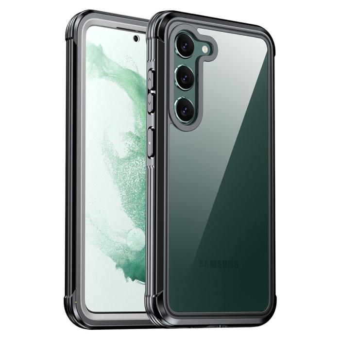 Bild 2,  Samsung Galaxy S24 Plus 360° Shockproof Hybrid Skal Transparent - Teknikhallen.se