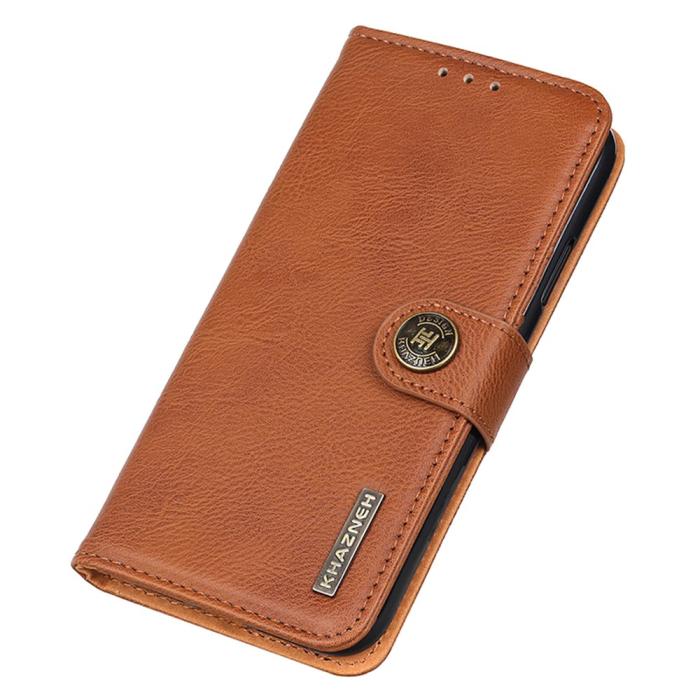 Bild 5, KHAZNEH KHAZNEH Sony Xperia 10 VI Läder Fodral Brun - Teknikhallen.se