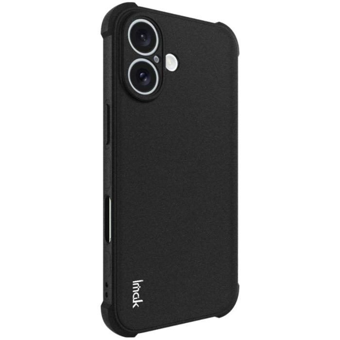 Bild 4, IMAK IMAK iPhone 16 Skal TPU Shockproof Svart - Teknikhallen.se