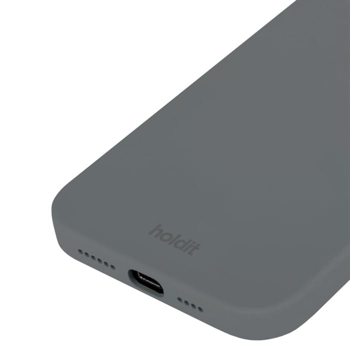 Bild 3, holdit holdit iPhone 15 Pro Mobilskal Silikon Space Gray - Teknikhallen.se