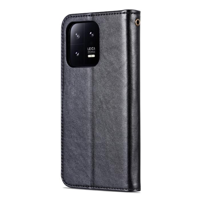 Bild 3, AZNS AZNS Xiaomi 13 Pro 5G Fodral Läder Svart - Teknikhallen.se