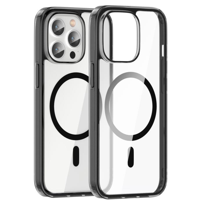 Bild 2, ColorPop ColorPop iPhone 13 Pro Skal CH MagSafe Transparent/Svart - Teknikhallen.se