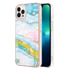  iPhone 15 Pro Skal Marmor TPU Gr&ouml;n - Teknikhallen.se