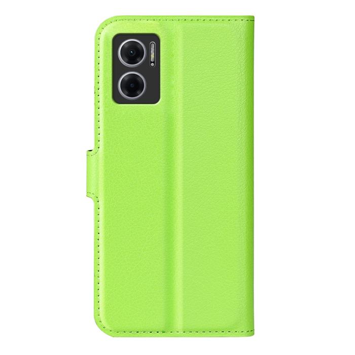 Bild 6,  Xiaomi Redmi 10 5G Fodral Litchi Läder Grön - Teknikhallen.se