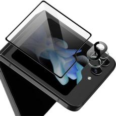 IMAK IMAK Galaxy Z Flip 5 Sk&auml;rmskydd/Linsskydd H&auml;rdat Glas Svart - Teknikhallen.se