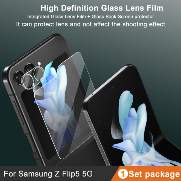 Bild 5, IMAK IMAK Galaxy Z Flip 5 Skärmskydd/Linsskydd Härdat Glas - Teknikhallen.se