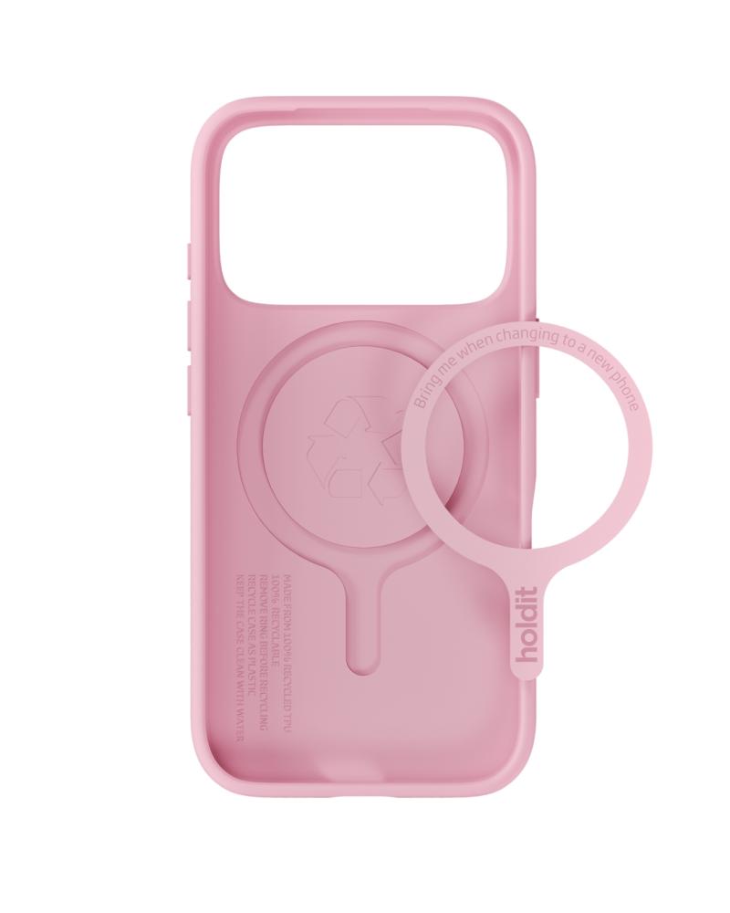 holdit holdit iPhone 17 Pro Max Mobilskal Soft MagSafe Rosa - Teknikhallen.se