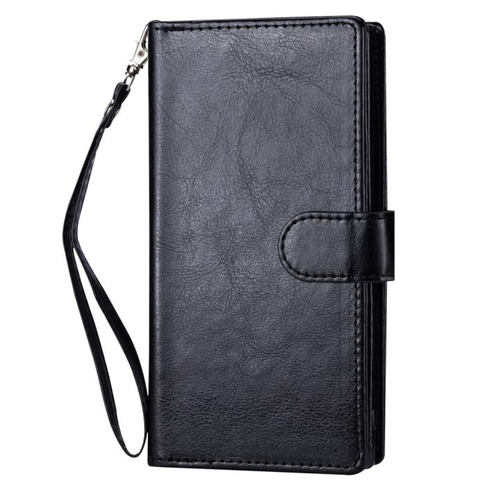 Bild 6,  iPhone 13 Pro Max - 9-Korts 2in1 Magnet Fodral / Skal - Svart - Teknikhallen.se