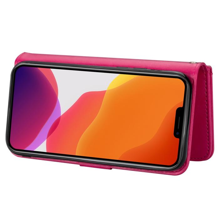 Bild 5,  iPhone 13 Pro Max - 9-Korts 2in1 Magnet Fodral / Skal - Rosa - Teknikhallen.se