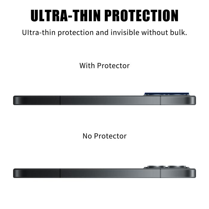 Bild 2,  Xiaomi 17 Linsskydd Härdat glas Svart - Teknikhallen.se