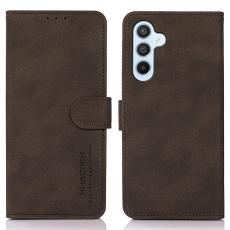 KHAZNEH KHAZNEH Samsung Galaxy A54 5G Fodral Retro L&auml;der Brun - Teknikhallen.se