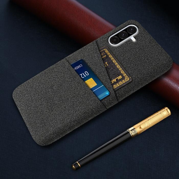 Bild 5,  Samsung Galaxy A56 5G / A36 5G Skal Med Kortfack Tygbelagt - Teknikhallen.se