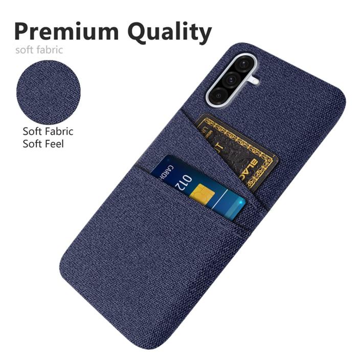 Bild 3,  Samsung Galaxy A56 5G / A36 5G Skal Med Kortfack Tygbelagt - Teknikhallen.se