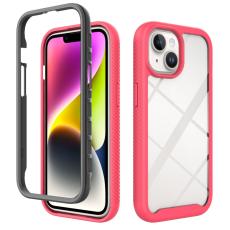  iPhone 15 Skal Shockproof Med Frontram Rosar&ouml;d - Teknikhallen.se
