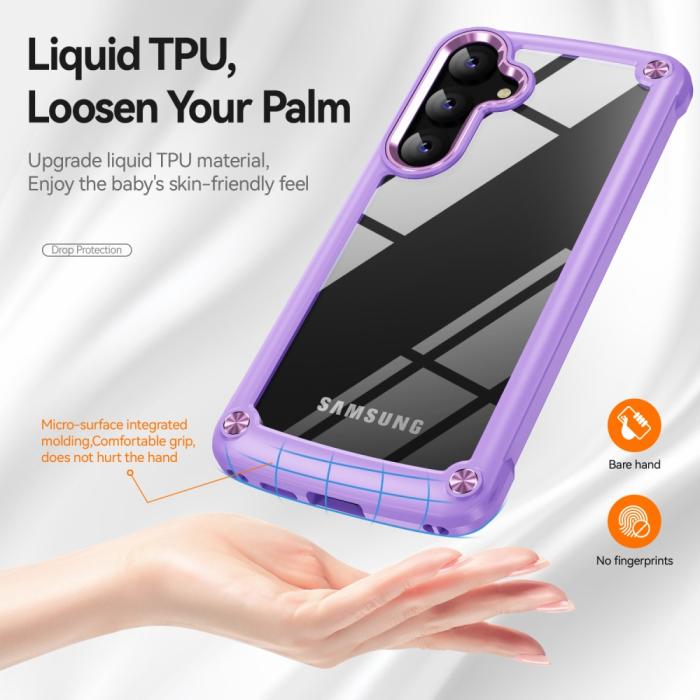 Bild 3,  Samsung Galaxy S25 Skal Xtreme Shockproof Hybrid Lila - Teknikhallen.se