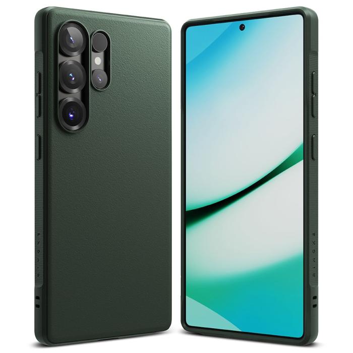 Bild 2, Ringke Ringke Samsung Galaxy S25 Ultra Skal Onyx Mörk Grön - Teknikhallen.se