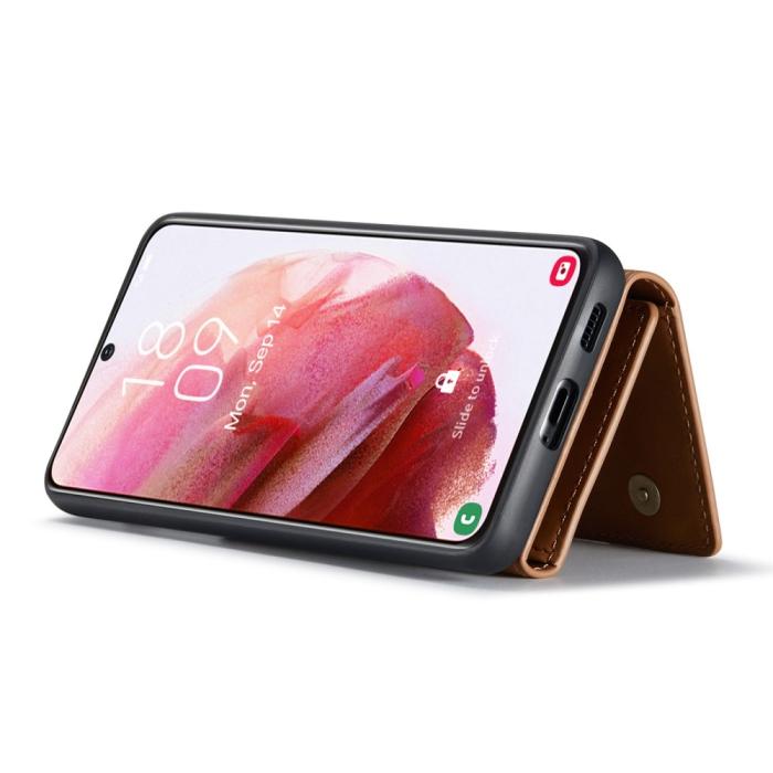Bild 2, DG.MING DG.MING Galaxy S23 Plus Skal Med Magnetisk Plånbok Brun - Teknikhallen.se