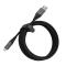 OtterBox OtterBox Premium 3m USB-C - USB-A Kabel Nylonflätad Svart - Teknikhallen.se