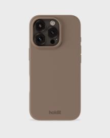 holdit holdit iPhone 16 Pro Max Mobilskal Silikon Mocha Brown - Teknikhallen.se