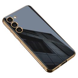 GKK GKK Galaxy S24 Skal Härdat Glas Electroplate Svart - Teknikhallen.se