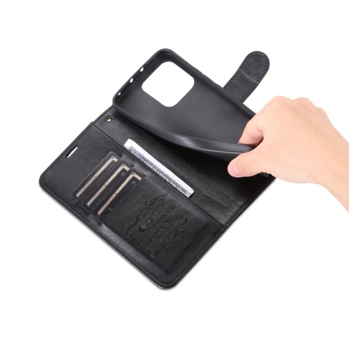 Bild 6, AZNS AZNS Xiaomi 13 Pro 5G Fodral Läder Svart - Teknikhallen.se