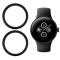  Google Pixel Watch 3 45mm 2-PACK Skärmskydd Svart - Teknikhallen.se