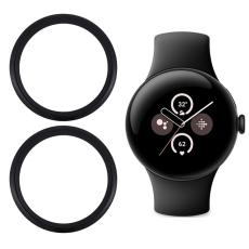  Google Pixel Watch 4 / 3 45 mm 2-PACK Sk&auml;rmskydd Svart - Teknikhallen.se
