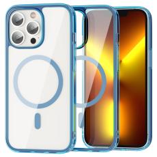 ColorPop ColorPop iPhone 13 Pro Max Skal CH MagSafe Transparent/M&ouml;rk Bl&aring; - Teknikhallen.se