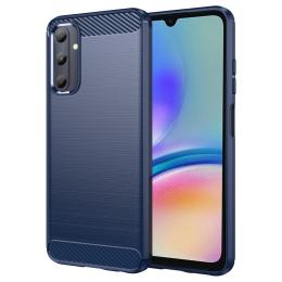  Samsung Galaxy A05s 4G Skal Borstad Stål Textur Blå - Teknikhallen.se