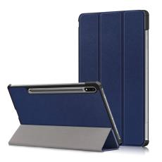  Galaxy Tab S7 FE/S7 Plus/S8 Plus Tri-Fold L&auml;der Fodral Bl&aring; - Teknikhallen.se