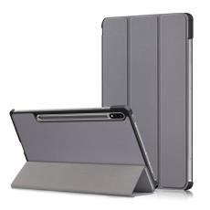  Galaxy Tab S7 FE/S7 Plus/S8 Plus Tri-Fold L&auml;der Fodral Gr&aring; - Teknikhallen.se
