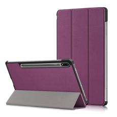  Galaxy Tab S7 FE/S7 Plus/S8 Plus Tri-Fold L&auml;der Fodral Lila - Teknikhallen.se