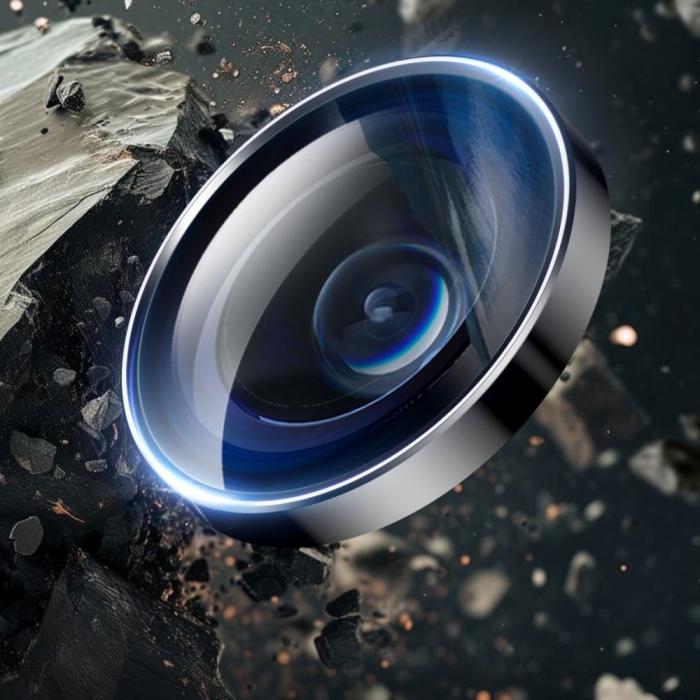 Bild 2, ESR ESR iPhone 16 / 16 Plus Linsskydd Armorite Svart - Teknikhallen.se